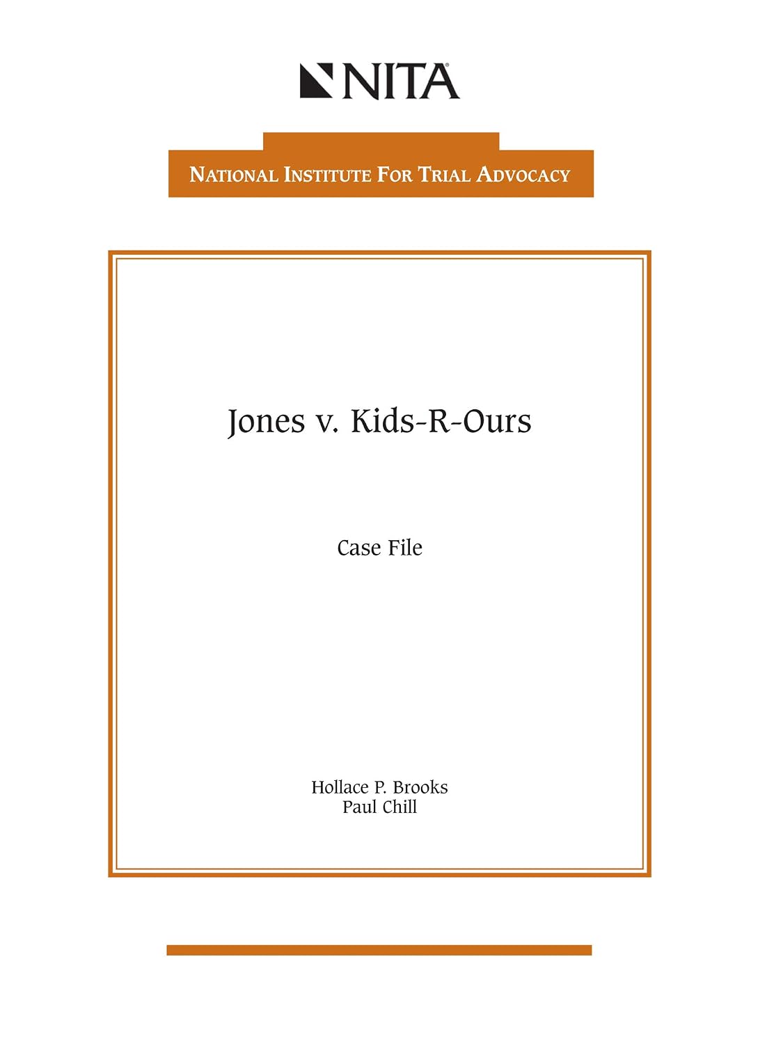 Jones v. Kids-R-Ours: Case File (NITA) (English Edition) baixar livro de graça
