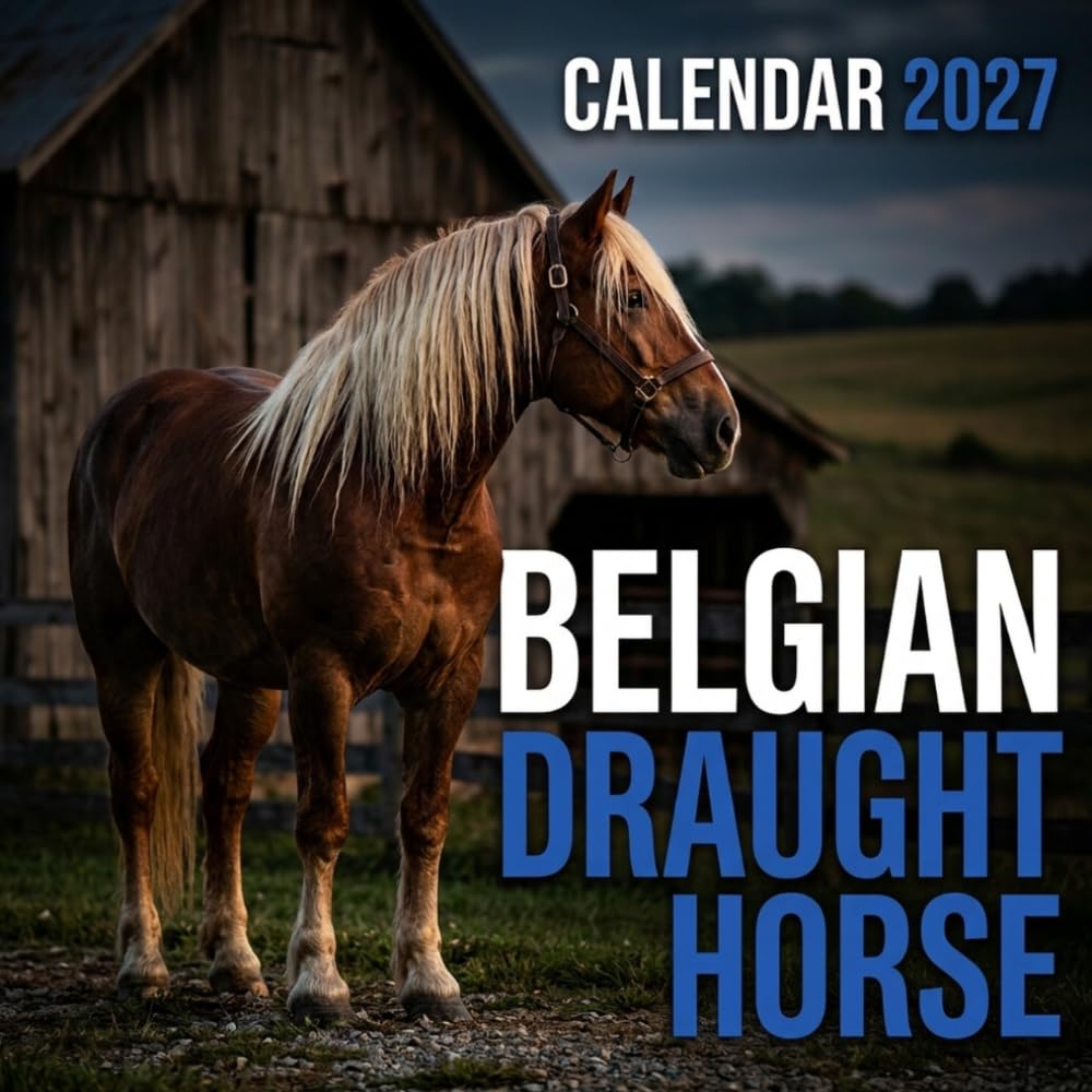 Belgian Draught Horse 2027 Calendar: Gentle Giants