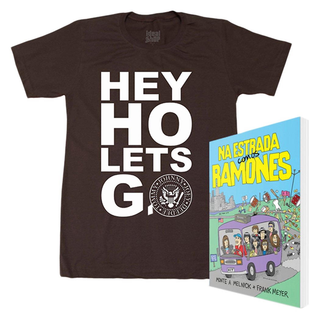 Combo. Ramones ( Kit Livro + Camiseta Algodão)