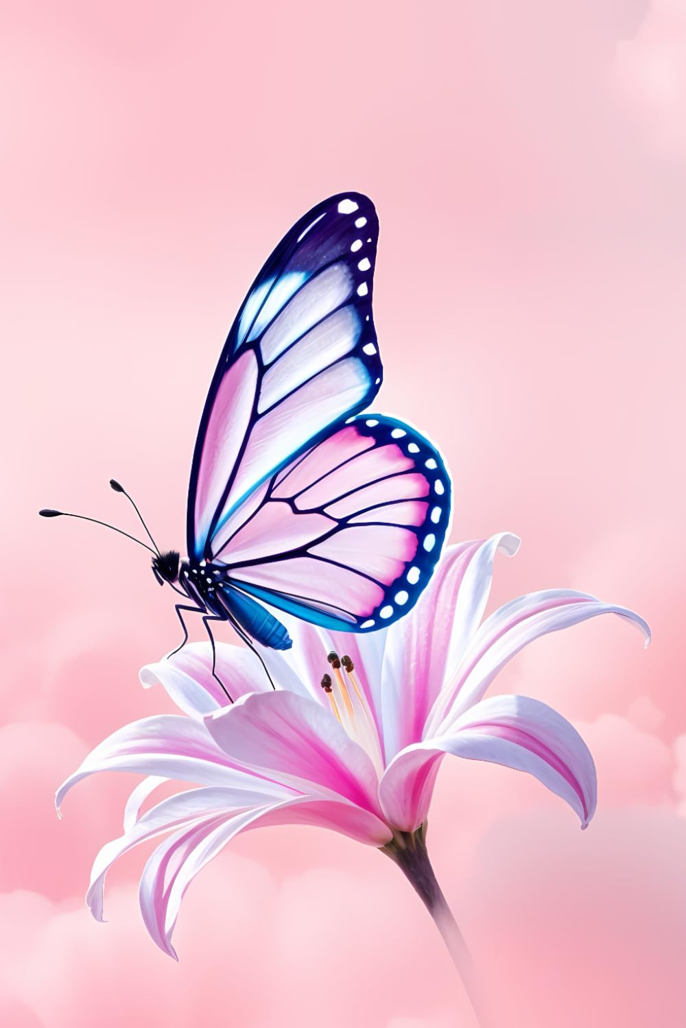 Fairyland Butterfly And Lily Amidst Cotton Candy Skies Journal: a DOT GRID notebook for self-expression baixar livro de graça
