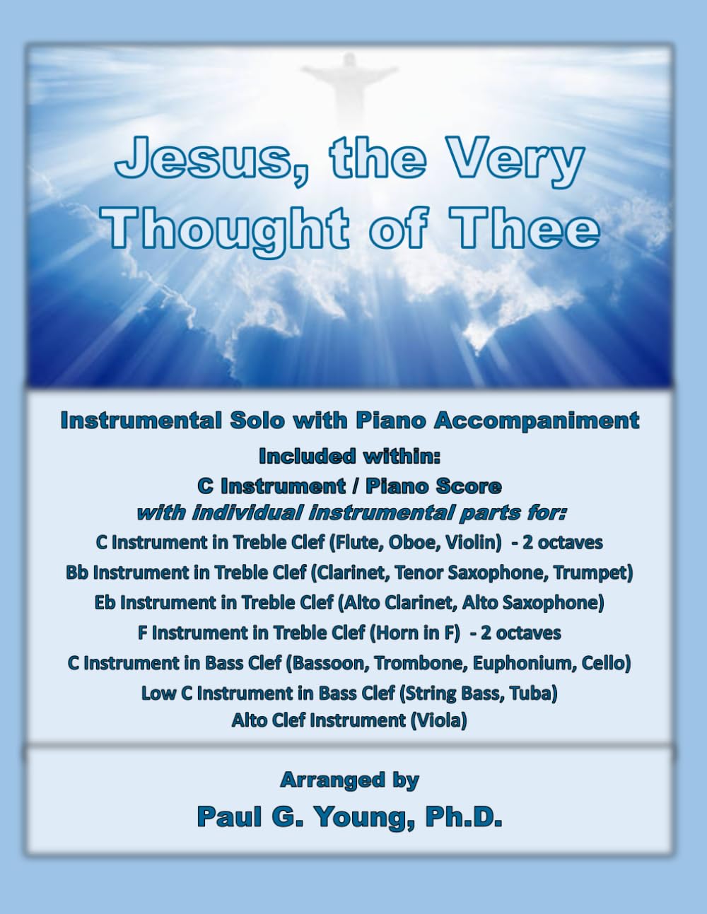 ler totalmente Jesus, the Very Thought of Thee: Instrumental Solo with Piano Accompaniment (Instrumental Solo with Piano Accompaniment Collection)