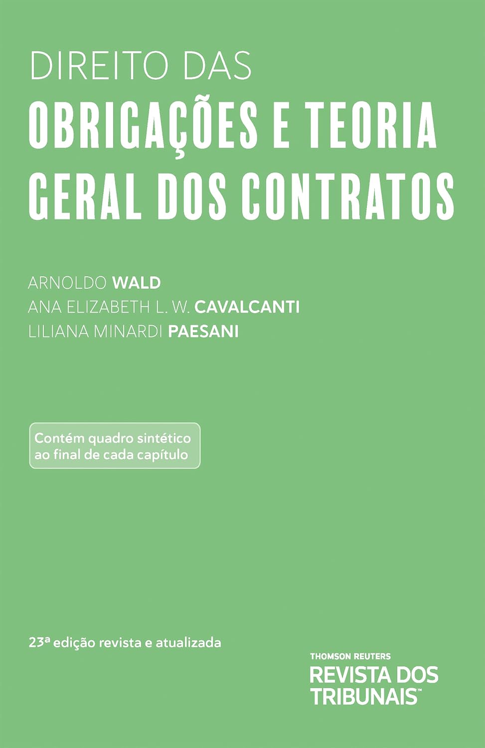 capítulo por capítulo baixar Direito das Obrigações e Teoria Geral dos Contratos 23º edição