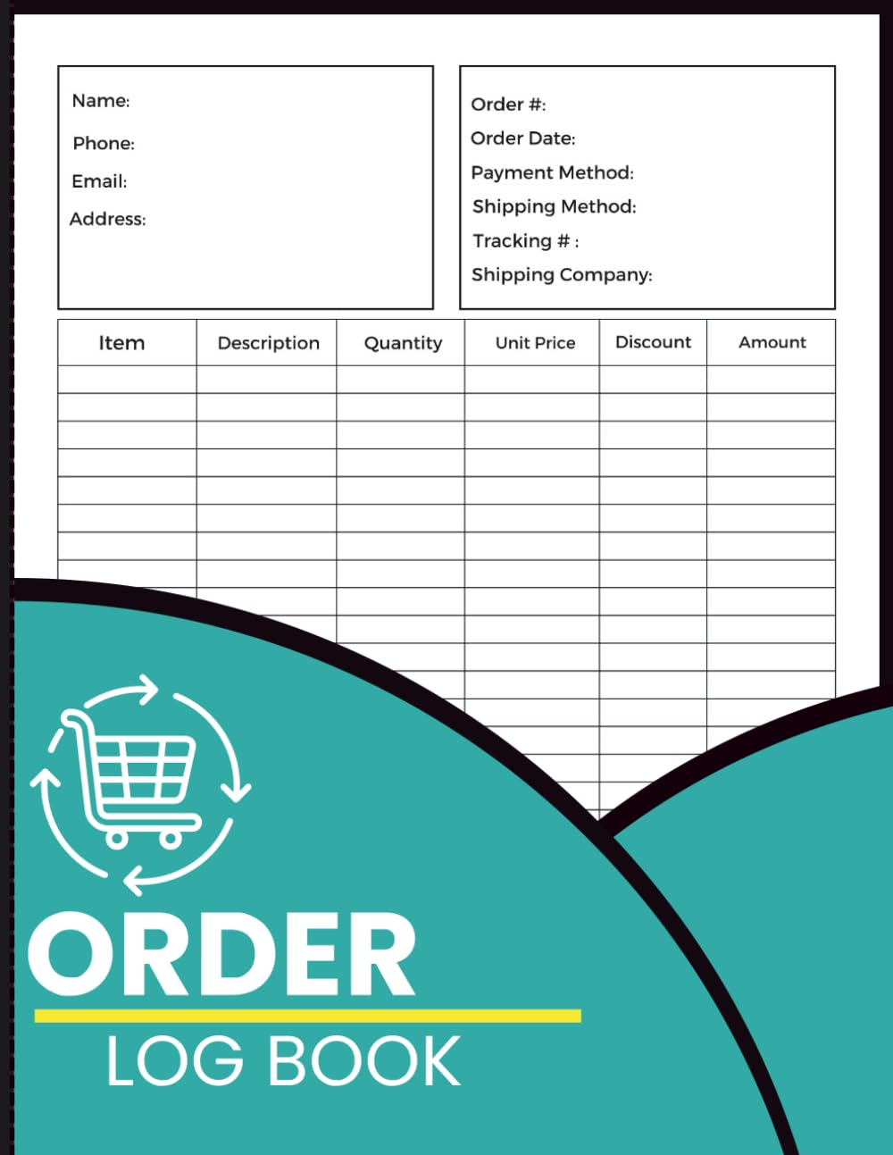 Order Log Book: Business Sales Tracker with Client Information, Product Listings and Shipping Records for Entrepreneurs and Retail Sellers baixar o livro de graça