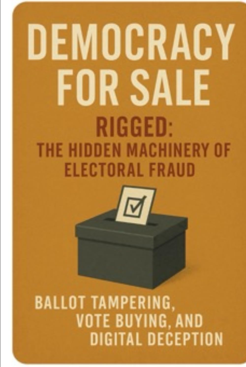 DEMOCRACY FOR SALE: Rigged: The Hidden Machinery of Electoral Fraud” Ballot Tampering, Vote Buying, and Digital Deception baixar livro de graça
