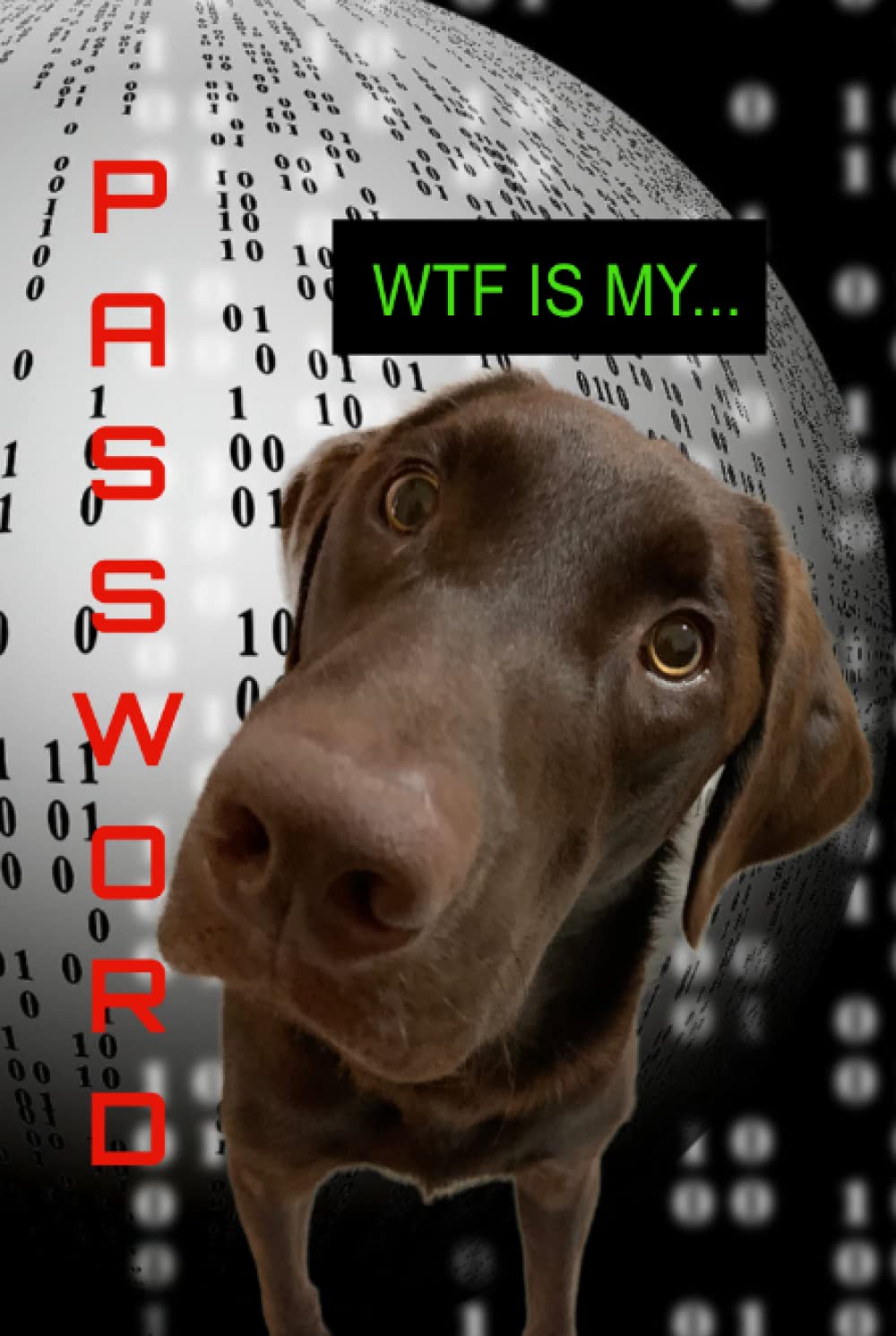 WTF IS MY... PASSWORD: Hardcover Password Journal Book. Handsome Chocolate Lab Cover Logbook 6x9, 108 Pages Organizer baixar livro de graça