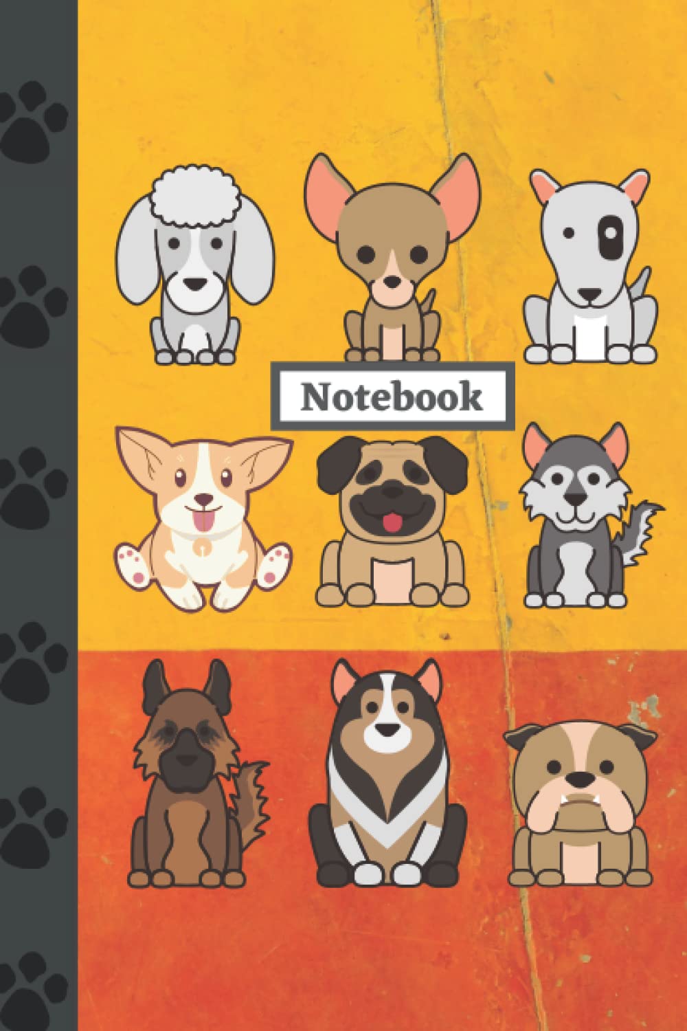 Notebook: Plain-Lined Pages for Note-Taking and Journaling Purposes | Writing Essential for Brainstorming, Documenting, and Project Planning | Happy Puppies Theme baixar o livro de graça