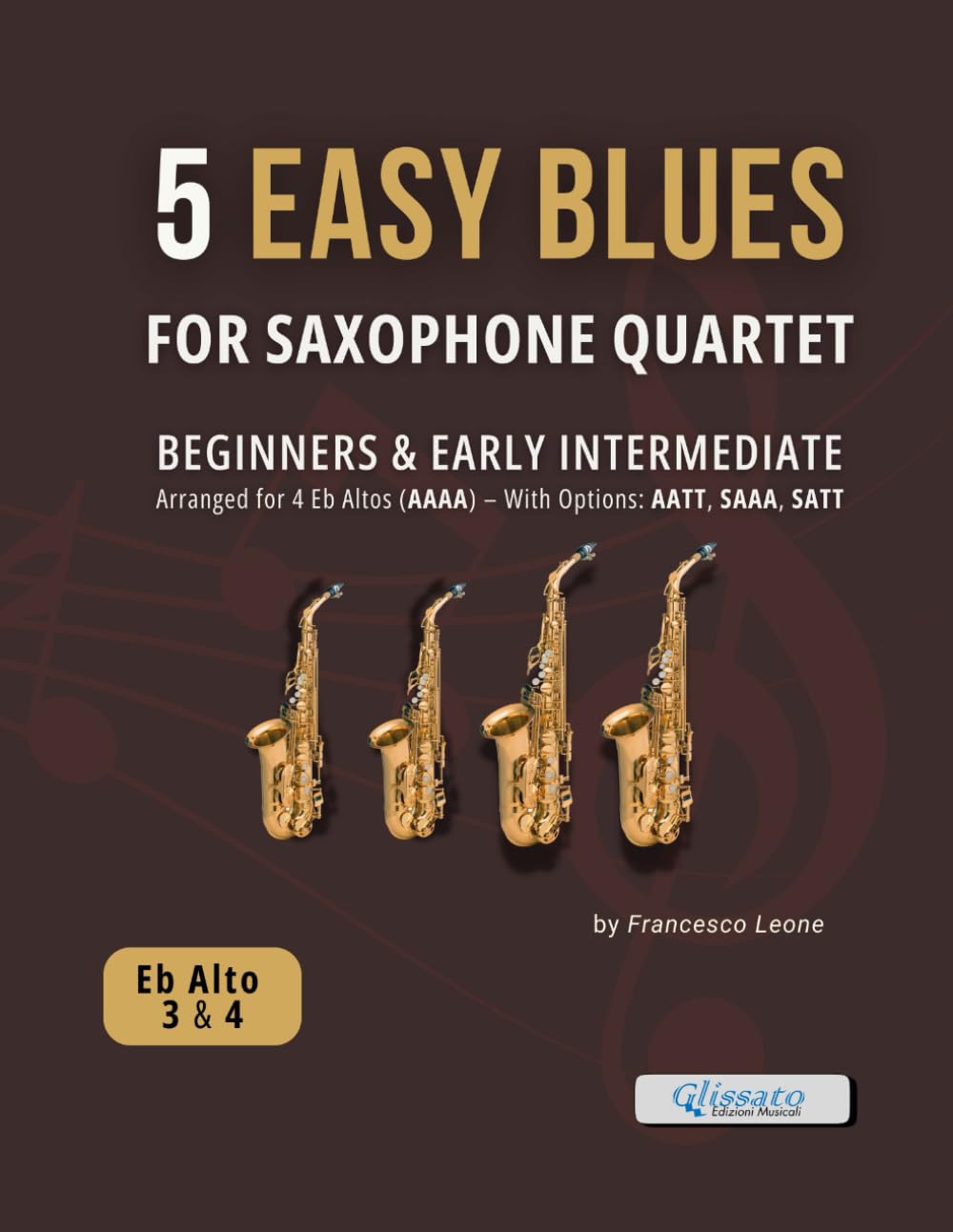 capítulo por capítulo baixar 5 Easy Blues for Saxophone Quartet - Parts for Eb Alto Sax 3 & 4: Authentic Blues Arrangements for Beginners and Early Intermediate Saxophone Ensemble... Jazz Workshops, and Small Group Rehearsals
