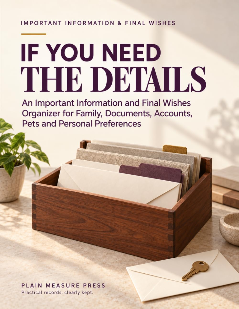 If You Need the Details: An Important Information and Final Wishes Organizer for Family, Documents, Accounts, Pets and Personal Preferences baixar livro de graça