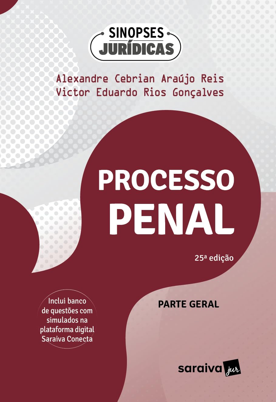 Sinopses Jurídicas-Processo Penal - Parte Geral - 25ª Edição 2024 baixar livro de graça