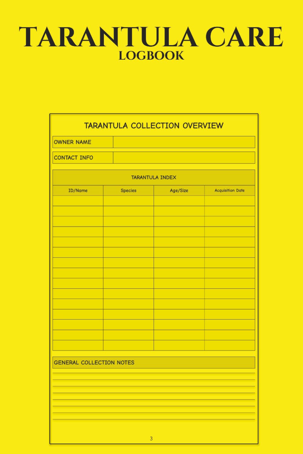 capítulo por capítulo baixar Tarantula Care Logbook: Track Feeding, Molting, Health & Habitat for Your Spider Collection
