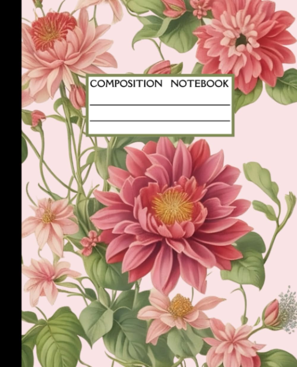 Composition Notebook: Vintage Pink Floral Botanical Bouquet/College Ruled Notebook for Teens, Girls, women/Ideas for Nature Lovers baixar livro de graça