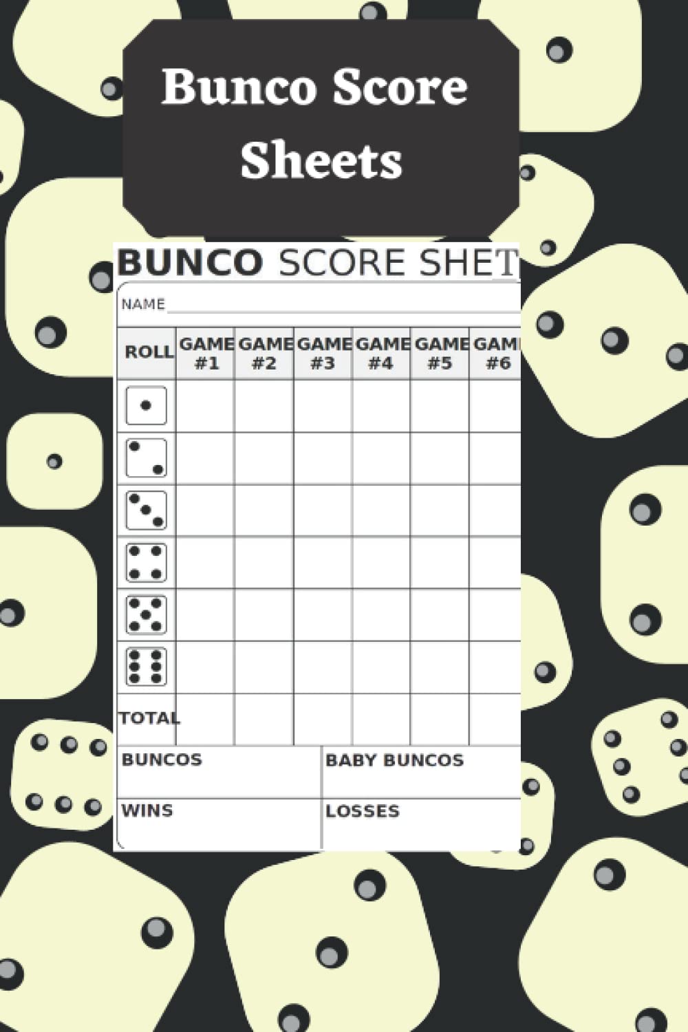 ler totalmente Bunco Score Sheets: Score Pads for Scorekeeping - Bunco Score Cards | Bunco Score Pads with Size 6 x 9 Inches / bunco gift / ncludes Mini Bunco Box / bunco games.