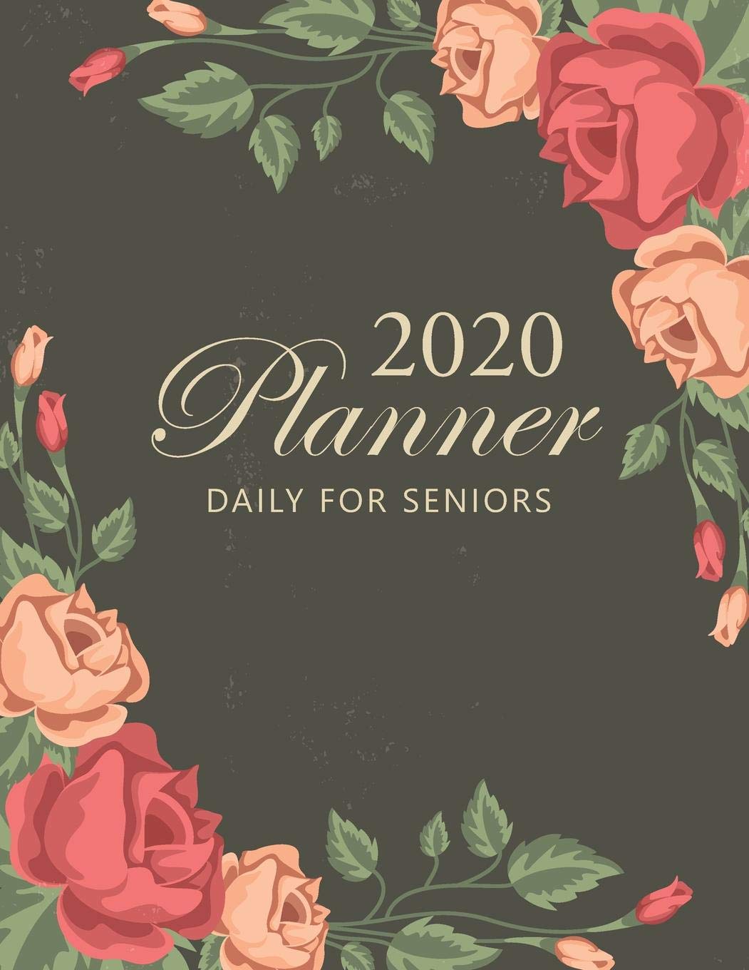 2020 Daily Planner For Seniors: Vintage Rose Cover - Big Print 2020 Calendar Holidays - 12 Month and Weekly Planner Large Print - 52 Weeks Daily Dated... - Datebooks Appointment Notebook for Seniors baixar livro de graça