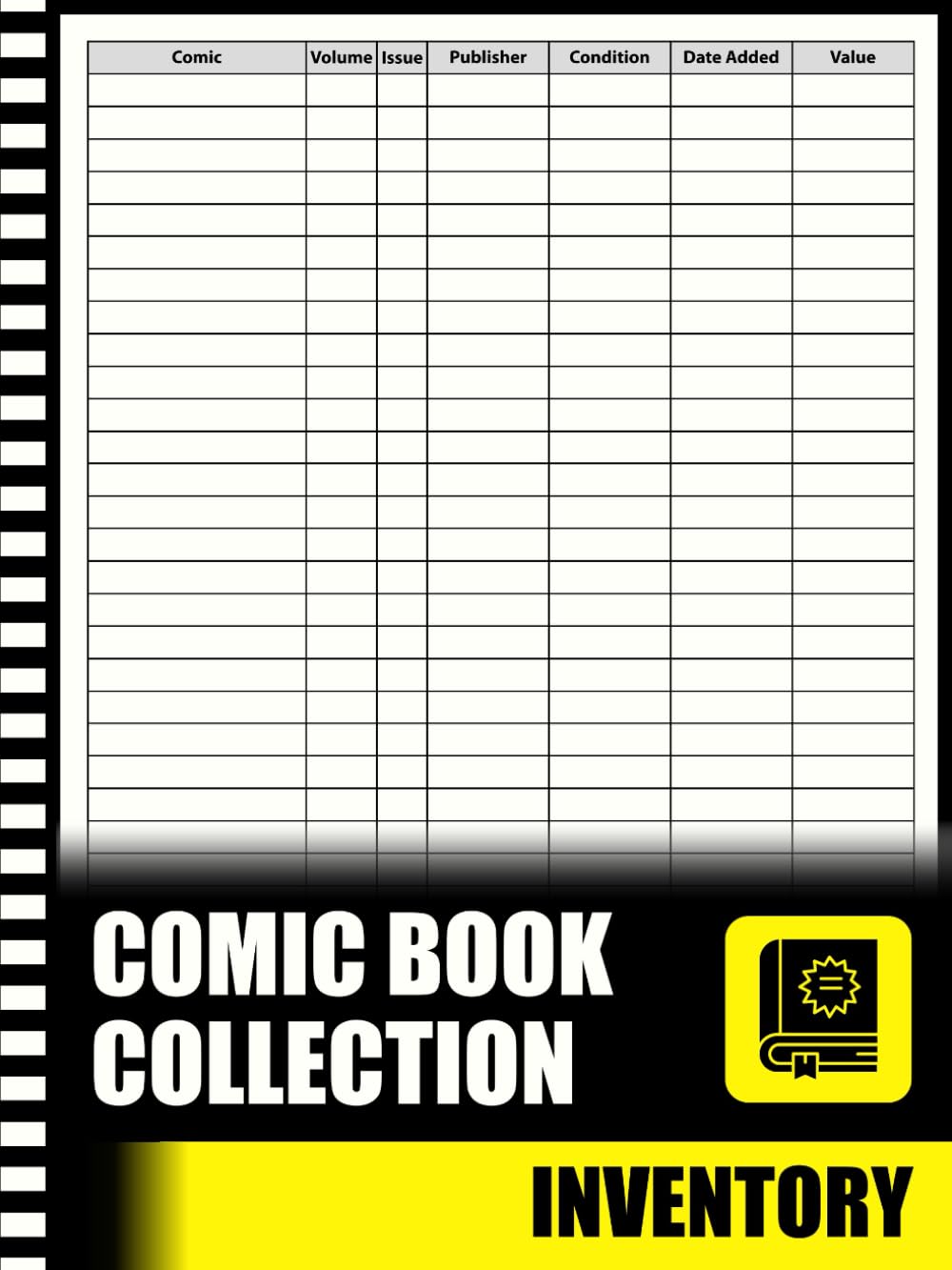 ler totalmente Comic Book Collection Inventory: Inventory Book Ideal for Comic Book Collectors.