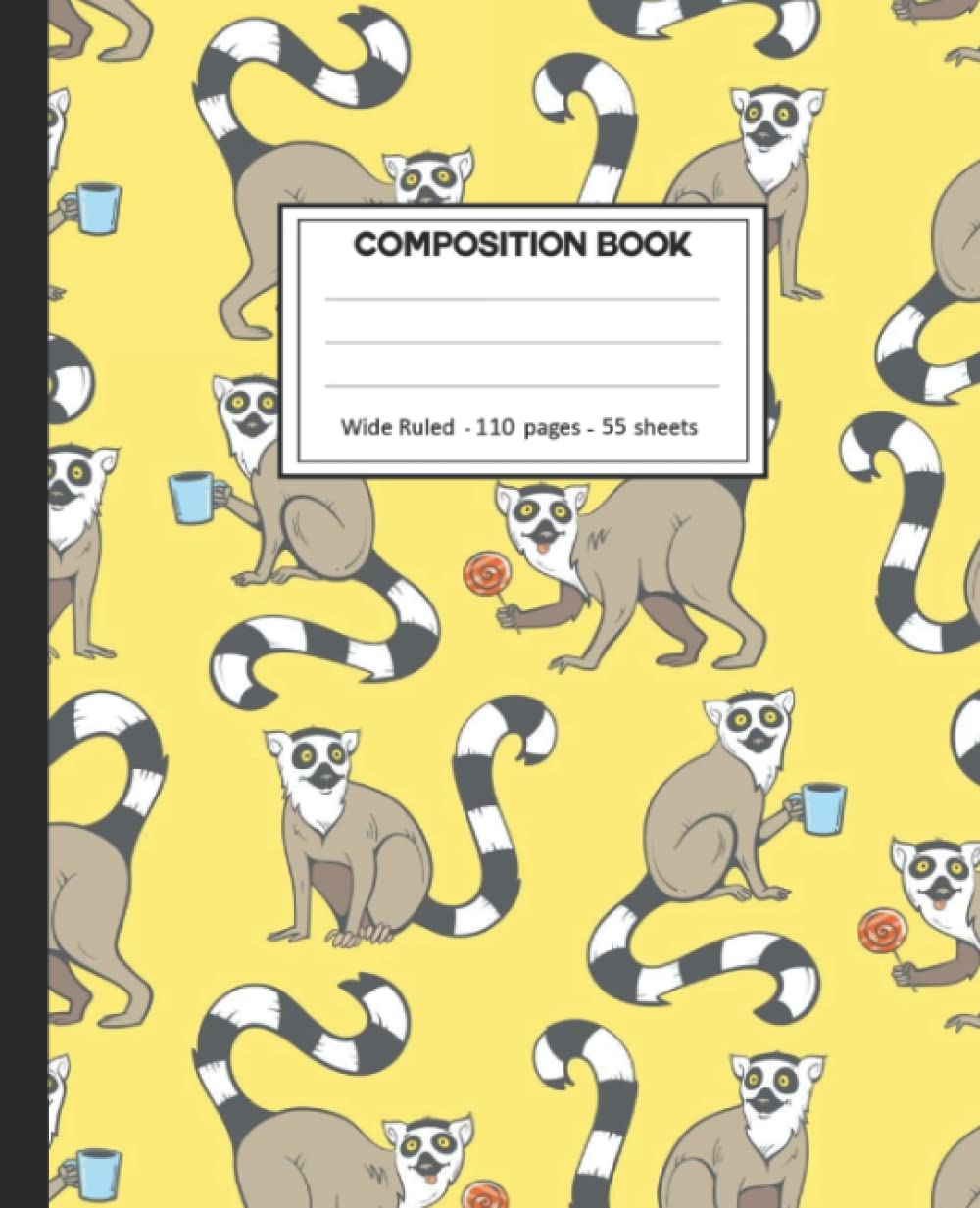 capítulo por capítulo baixar Composition Notebook: Lemurs Wide Ruled Blank Lined Composition Book Journal (7.5 x 9.25 in) Cute Notebooks for Girls Teens Kids School Planner Diary Writing Notes.