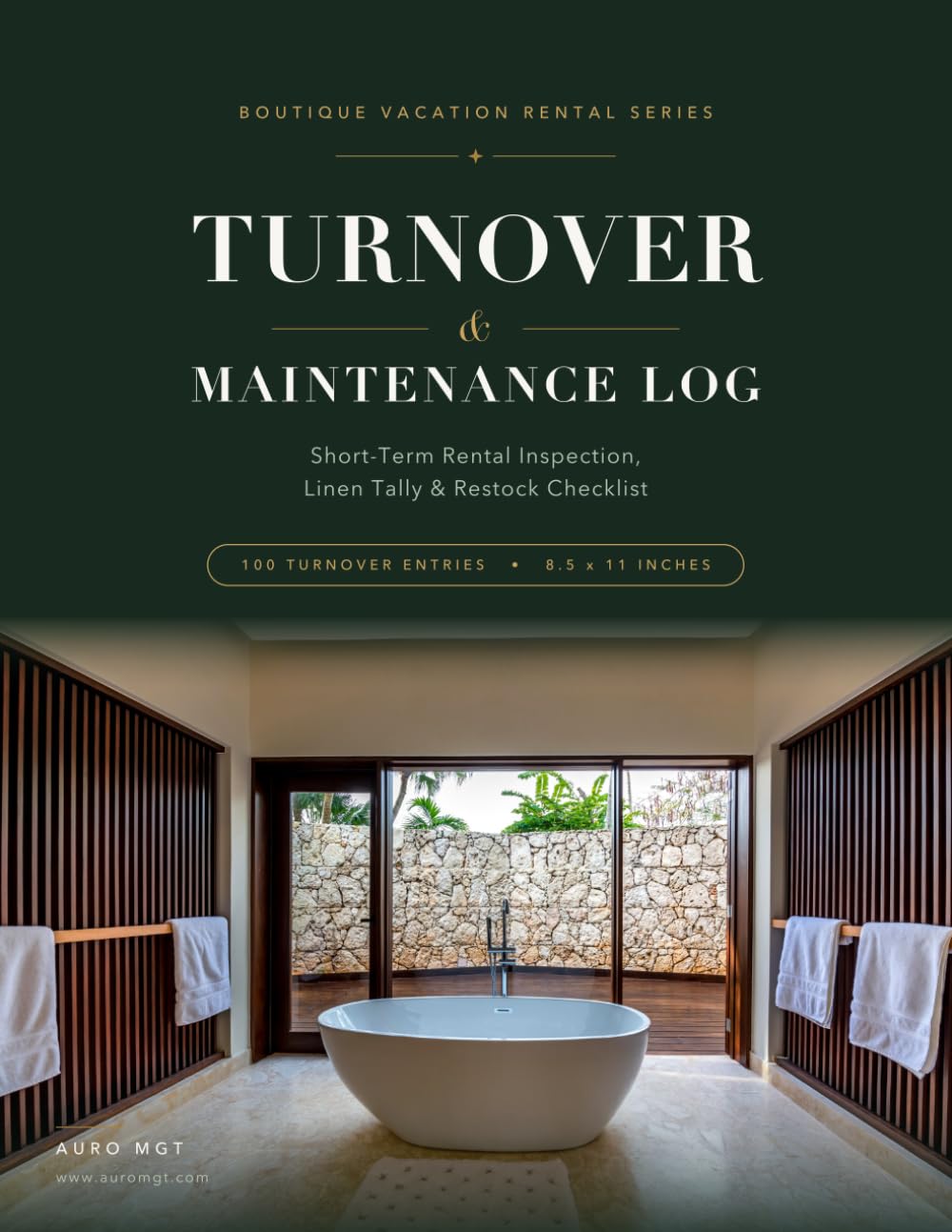 Short-Term Rental Turnover and Maintenance Log.: Checklist for Vacation Rental Turnovers, Linen Inventory Counts, and Damage Reports baixar o livro de graça