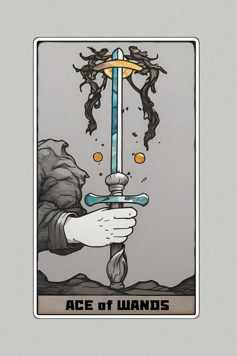 capítulo por capítulo baixar Ace of Swords - Tarot Card Notebook - Card No.55 (Color Ed.): A5 Ruled Lined Tarot Journal Diary Sketchbook Notebook - Ace of Swords (Indecision and Avoidance)