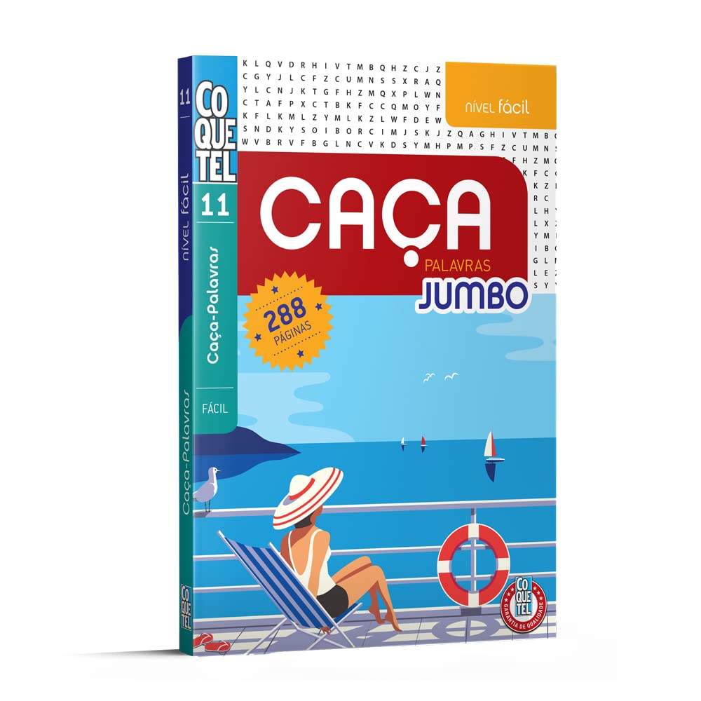 ler totalmente Livro Coquetel Caça Jumbo nível fácil Ed 11