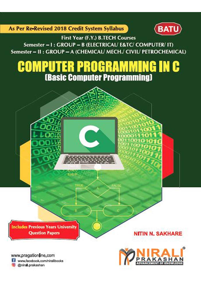 COMPUTER PROGRAMMING IN C (Basic Computer Programming) (English Edition)