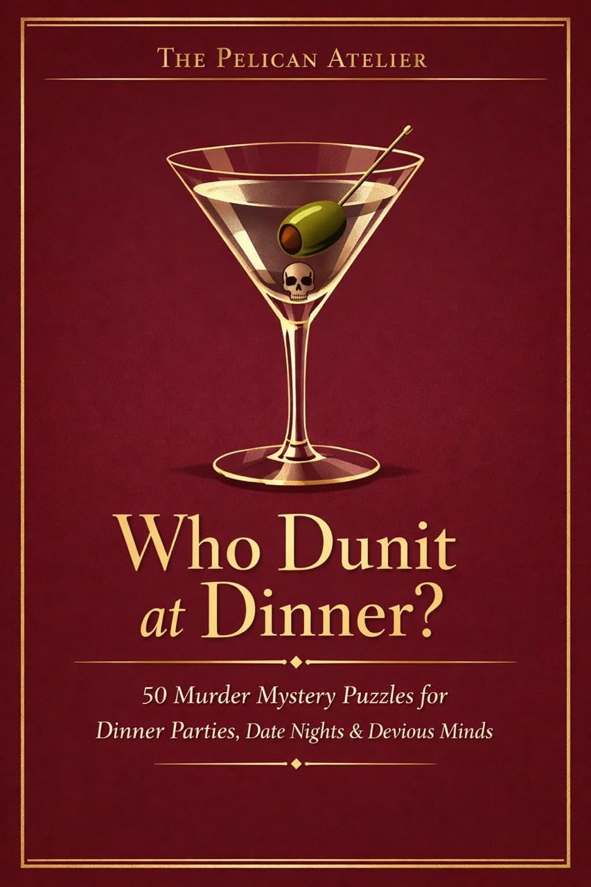 ler totalmente Who Dunit at Dinner?: Murder Mystery Puzzle Book for Adults with 50 Cases for Dinner Parties and Logical Deduction (The Dinner Detective Series 1) (English Edition)