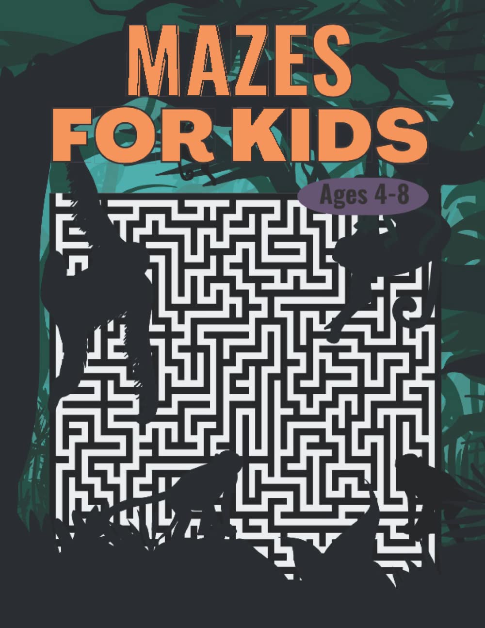 Mazes For Kids Ages 4-8: Maze Activity Book for Ages 4-8. with 60 different mazes and cute designs to color baixar livro de graça