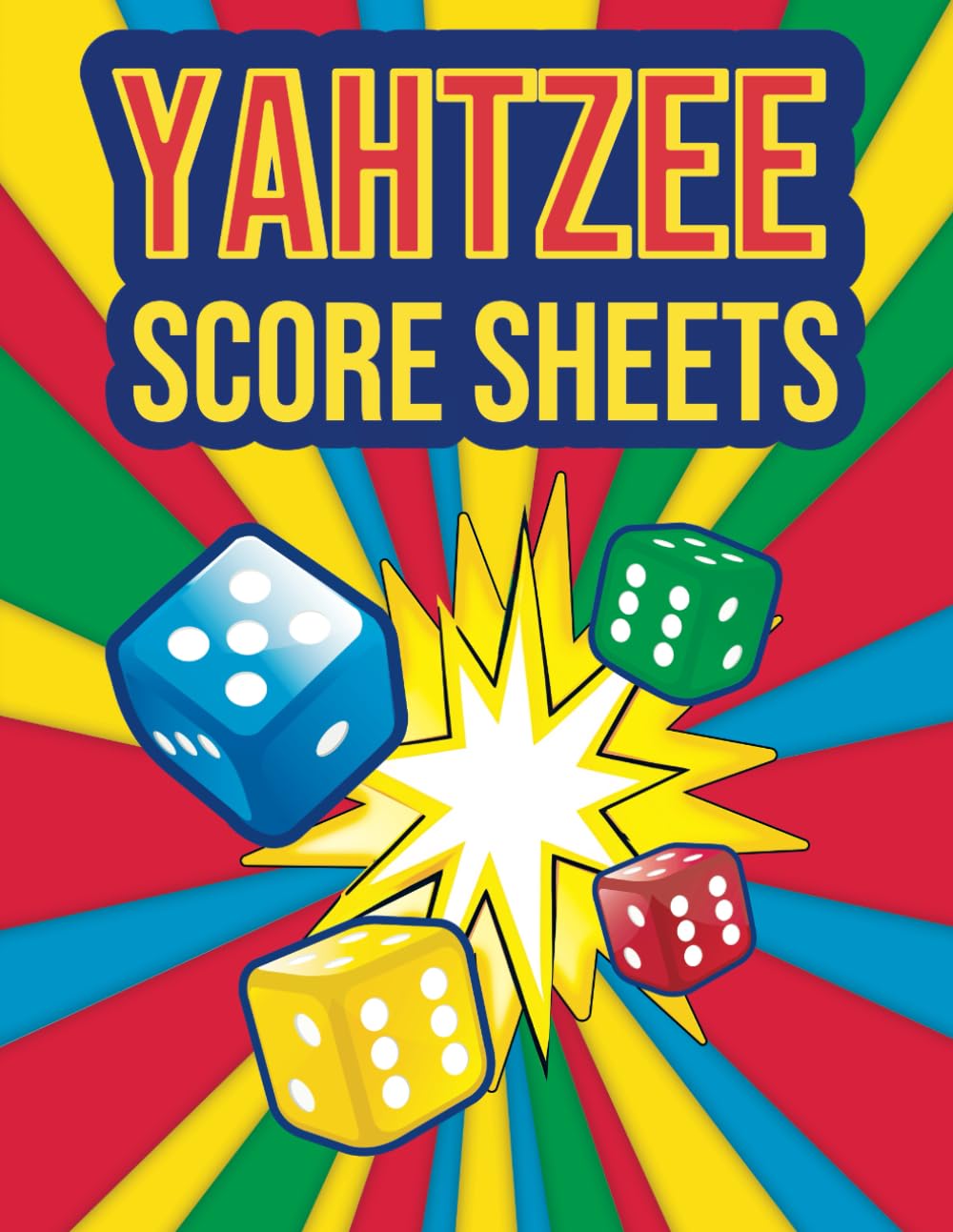 Yahtzee Score Sheets: 750 Score Games for Scorekeeping, Yahtzee Score Pads, 8.5 X 11 inches baixar livro de graça