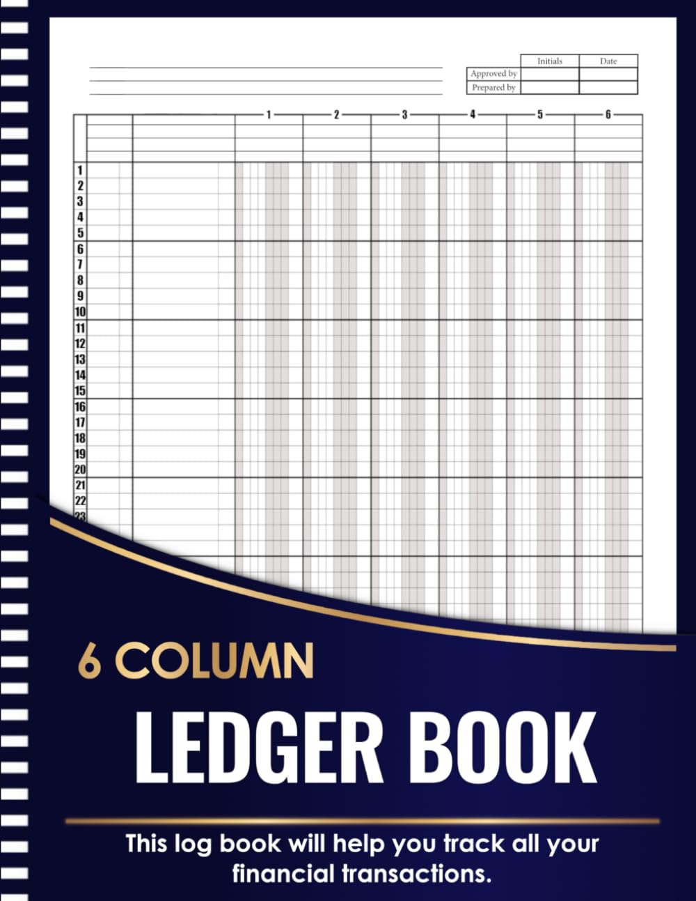 ler totalmente 6 Column Ledger Book: Log Book for Bookkeeping and Accounting | Personal Finance and Small Business: 120 Pages