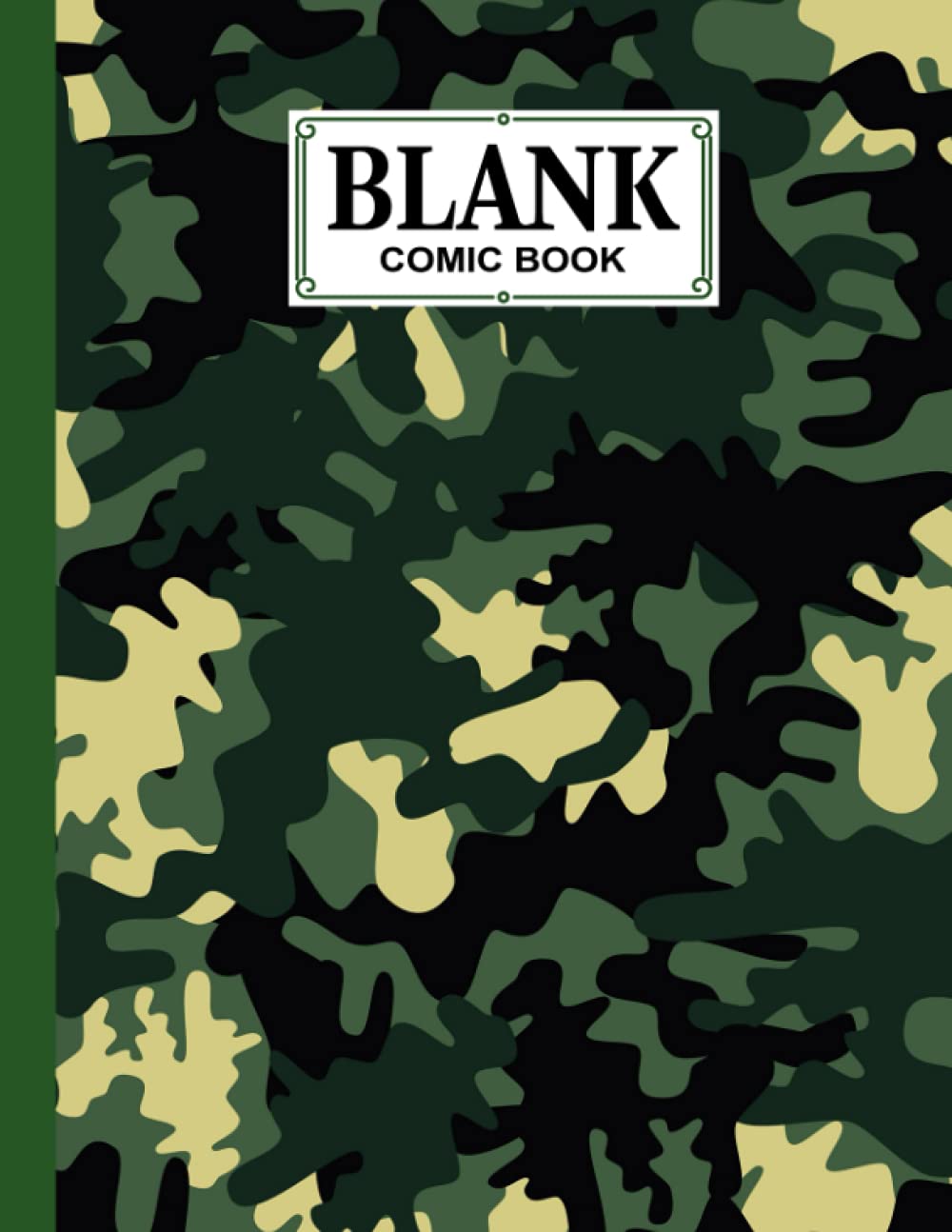 Blank Comic Book: Camo Print Cover, Create Your Own Story, Journal, Notebook, Sketchbook for Kids and Adults, 120 Pages - Size 8.5" x 11" Notebook by Rita Hagen baixar livro de graça