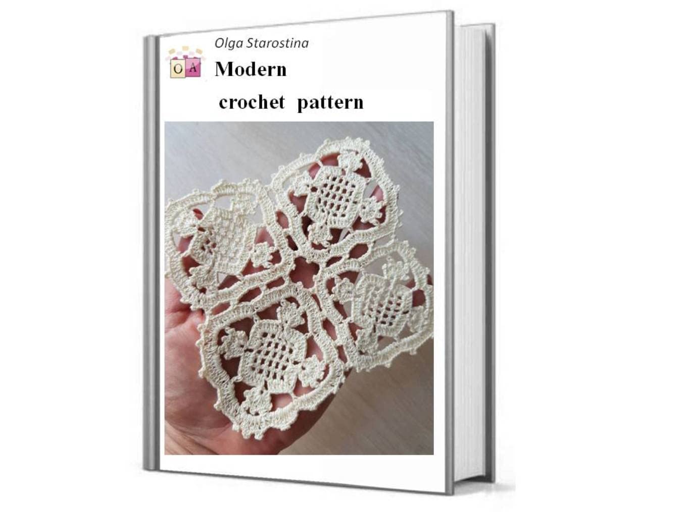 capítulo por capítulo baixar Doily from square motif crochet pattern (Modern Irish Crochet Lace Pattern) (English Edition)