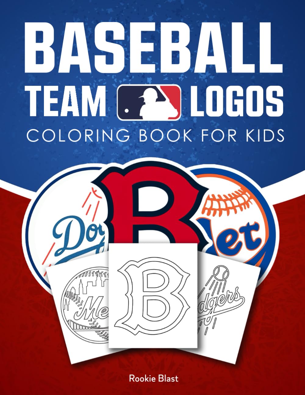 ler totalmente Baseball Team Logos Coloring Book: Featuring All Major Play Ball Teams, Creative Sports Coloring Pages for Kids and Adults | Perfect Baseball Gifts for Boys 8-12