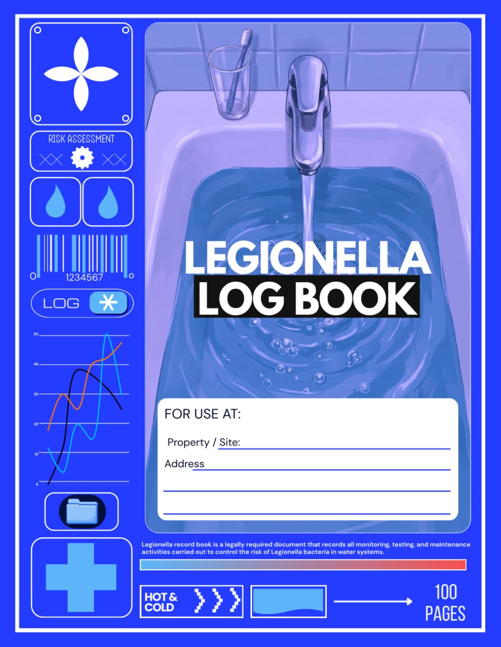 capítulo por capítulo baixar Legionella Log Book: The Complete Compliance Record for Risk Assessments, Flushing, Temperature Checks & Maintenance History for Landlords, Businesses, Schools & Facility Teams