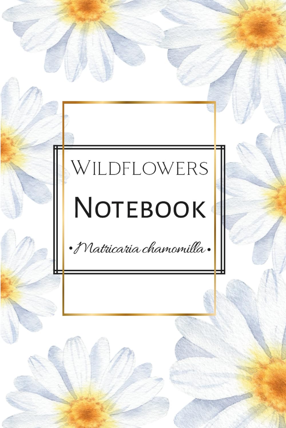 Wildflowers Notebook, Matricaria chamomilla - Common chamomile: Aesthetic Grid Journal Inspired by Nature’s Wild Beauty baixar livro de graça