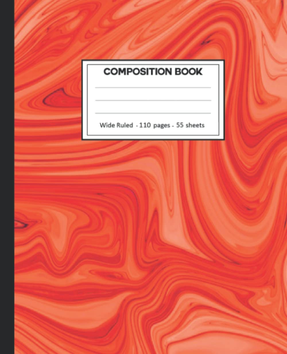 capítulo por capítulo baixar Composition Notebook: Wide Ruled: 110+ Lined Pages Writing Journal: Red Marble Theme