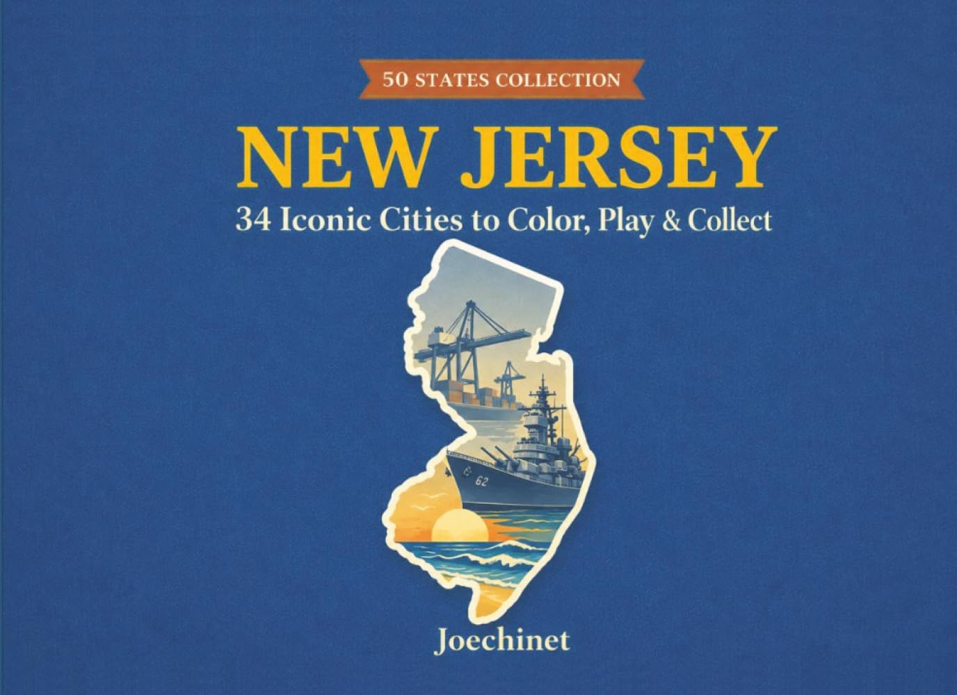 capítulo por capítulo baixar New Jersey: 34 Cities to Color (50 States Collection)