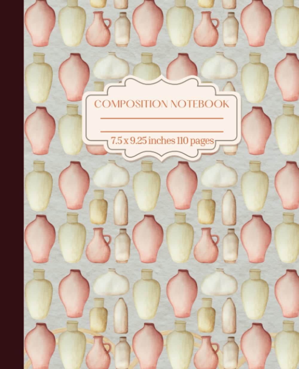 capítulo por capítulo baixar Composition Notebook College Ruled: Aesthetic Vase Background | Awesome Journal For School, College, Office, Work | Gift Ideas for Pottery Lovers