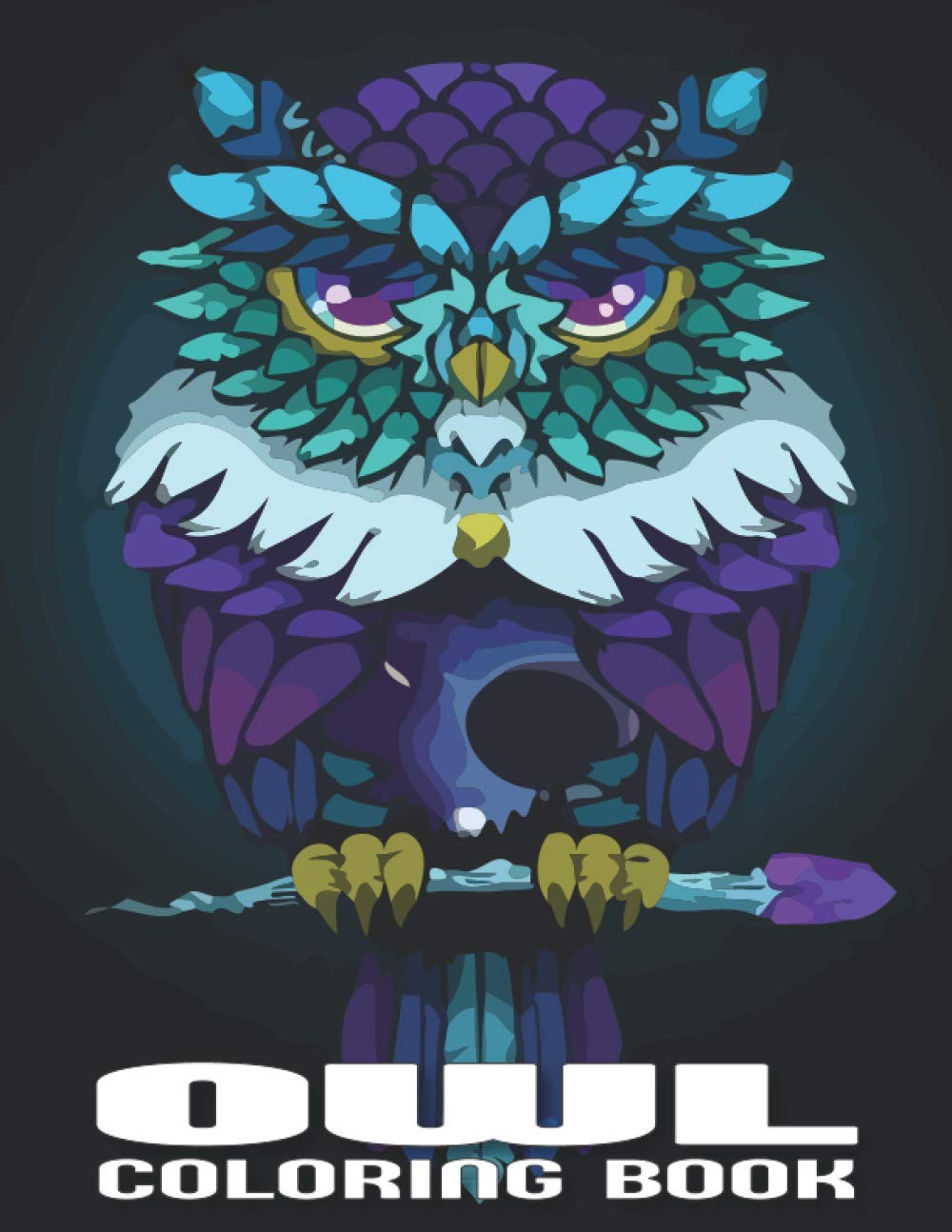 ler totalmente owl coloring book: An Adult Coloring Book with Stress Relieving Owl Designs for Adults Relaxation.
