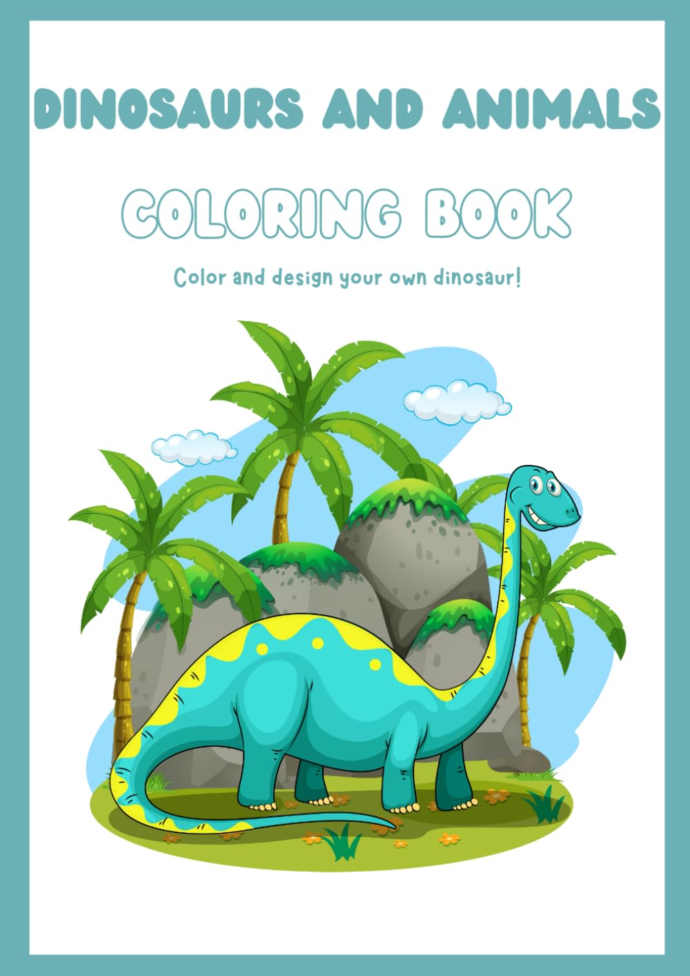 Dinosaurs and Animals Activity Coloring Book | Livro de Atividades e Colorir com Dinossauros e Animais | Ideal para Crianças Criativas! (Portuguese Edition) baixar o livro de graça