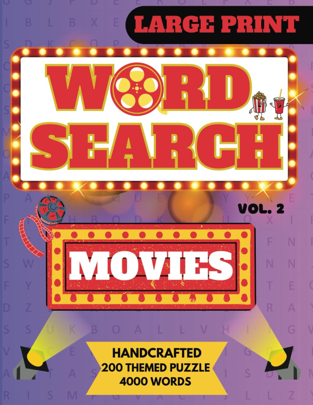 LARGE PRINT WORD SEARCH MOVIES: 200 THEMED PUZZLE 4000 WORDS Adults and Seniors baixar livro de graça