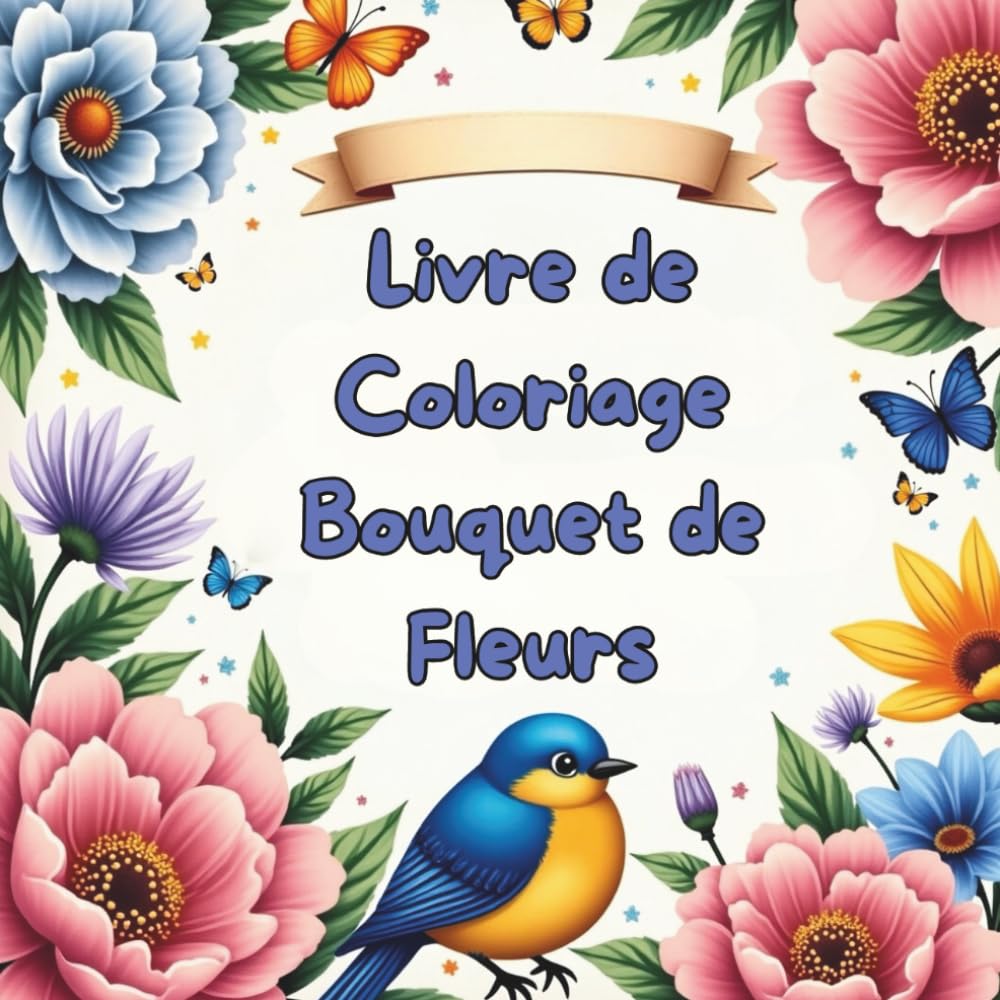 Livre de Coloriage Bouquet de Fleurs, Moment de Détente et Bien-Être pour Adultes (French Edition) baixar o livro de graça
