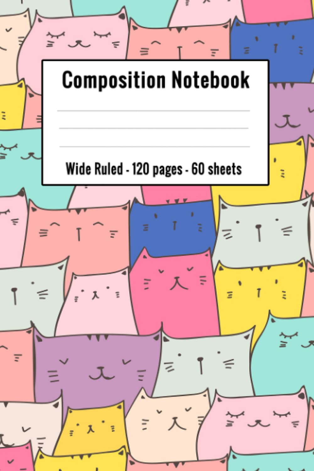 capítulo por capítulo baixar cat composition notebook wide ruled: Kawaii Kitty Cat Wide Ruled Lined Journal | (Composition Book, Journal) (6 x 9)