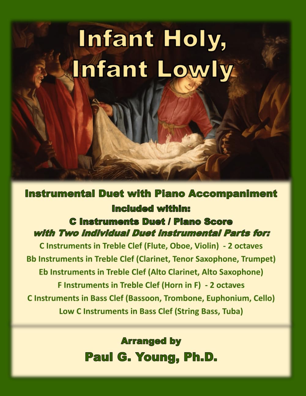 Infant Holy, Infant Lowly: Instrumental Duet with Piano Accompaniment baixar o livro de graça