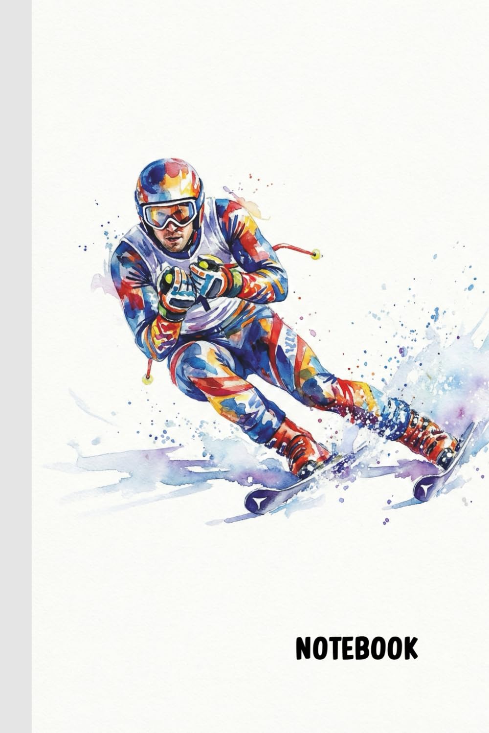 Alpine Ski Notebook: A5 Lined Journal (6x9) — 100 Pages — Gift for Skiers & Winter Sports Lovers — Mountain Snow Diary baixar o livro de graça