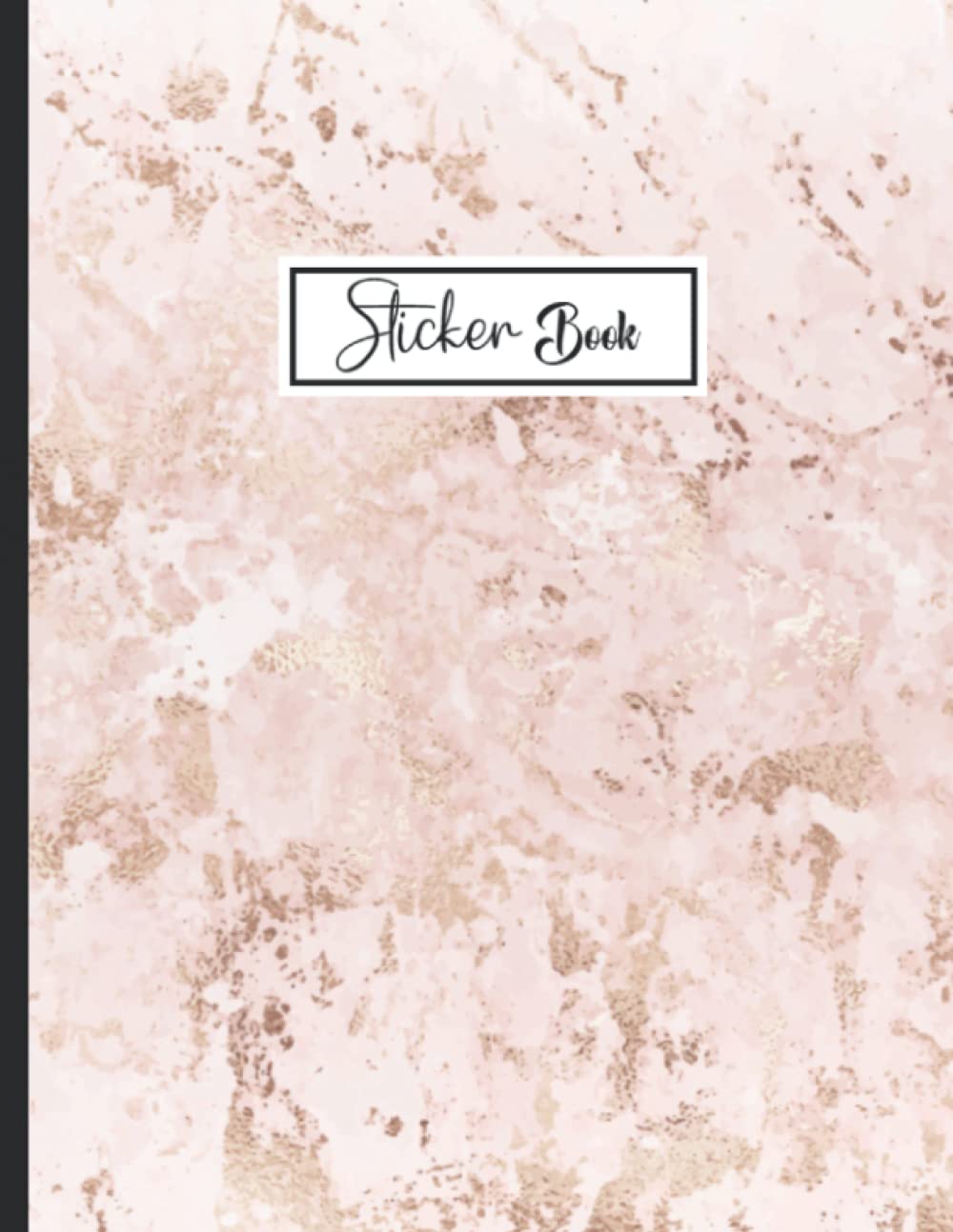 capítulo por capítulo baixar Sticker Book: Cute Rose gold Design Blank Sticker Album Journal pages for Kids Sticker Collection Book.