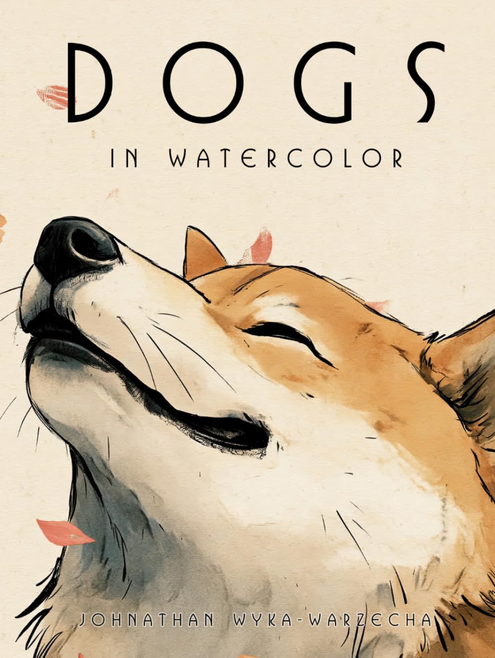 ler totalmente Dogs in Watercolor: Dog Portraits | Canine Art Collection | Hardcover Coffee Table Book | Home Decor and Interior Design Accent Piece