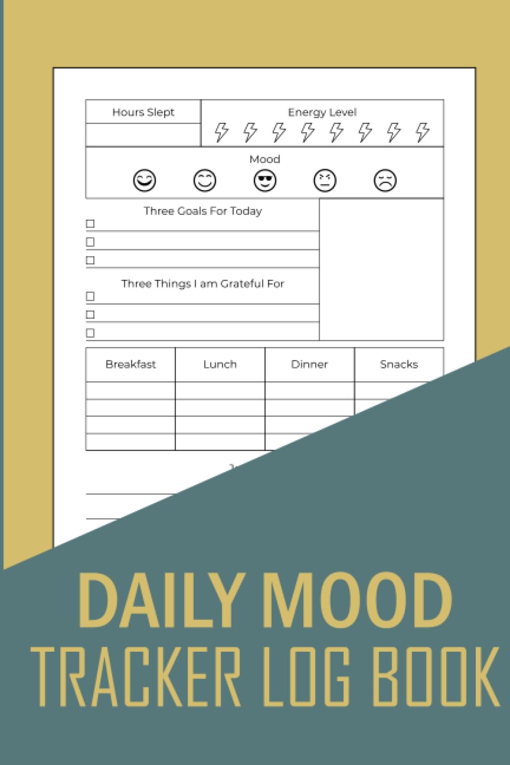 Daily Mood Tracker Log Book: Daily Mood Journal and Wellness Diary Prompts, Mental Health Diary, 6"x9" in, 120 Page baixar livro de graça