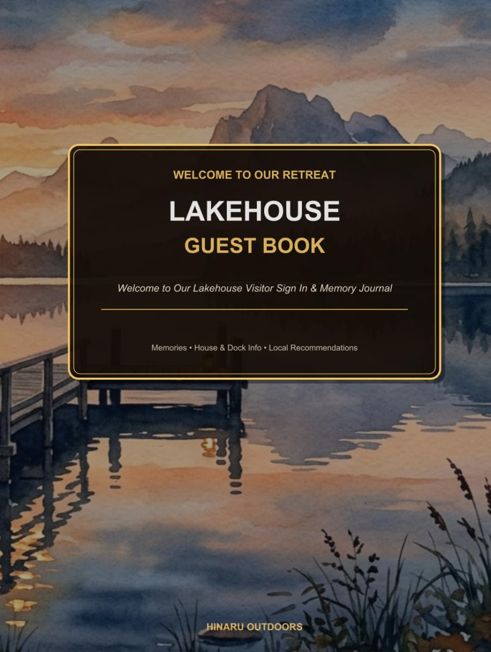 Lakehouse Guest Book: Welcome to Our Lakehouse Visitor Sign In & Memory Journal baixar o livro de graça