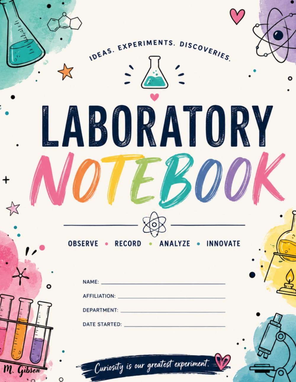 Laboratory Notebook: Lab Notebook for Student Researchers | 140 Pages | 4x4 Quad Ruled Grid | 8.5 x 11 inches baixar o livro de graça