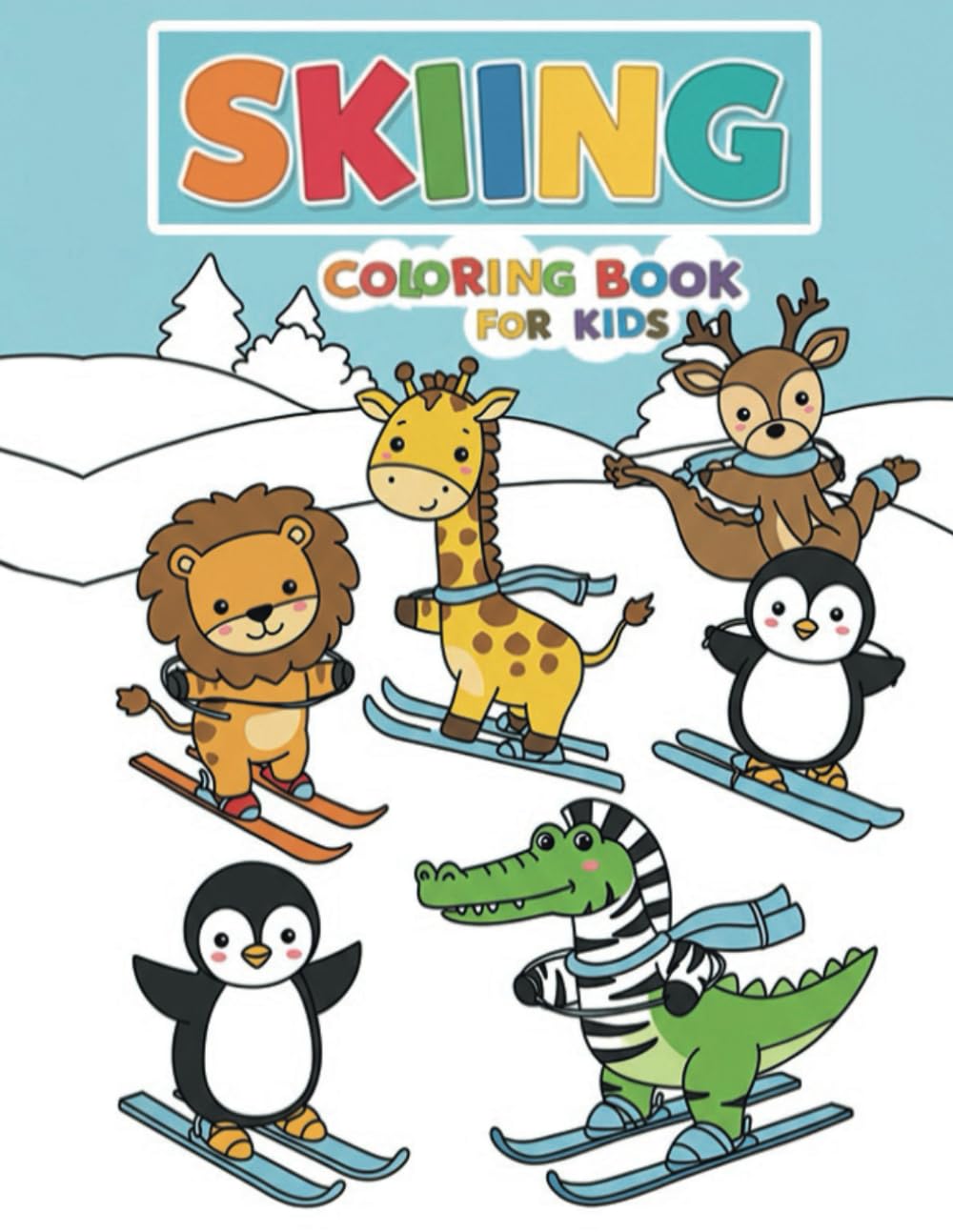 ler totalmente Skiing Coloring Book for Kids Cute Animals Snowboarding: Fun and Adorable Winter Sports Activity Book for Boys & Girls with 50 Unique Pages of Cute Skiing Animals for Young ski Enthusiasts