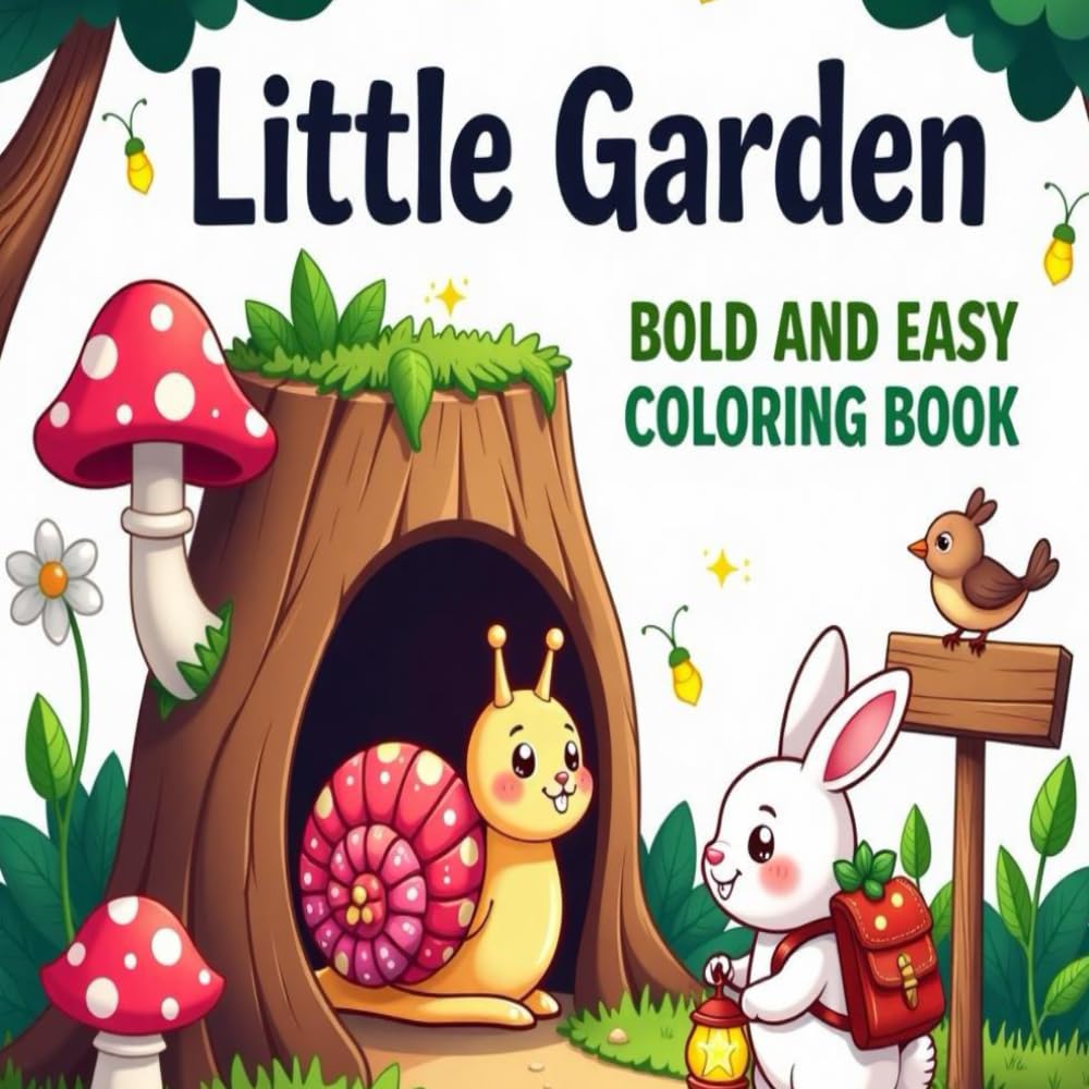 capítulo por capítulo baixar LITTLE GARDEN: A BOLD AND EASY COLORING BOOK