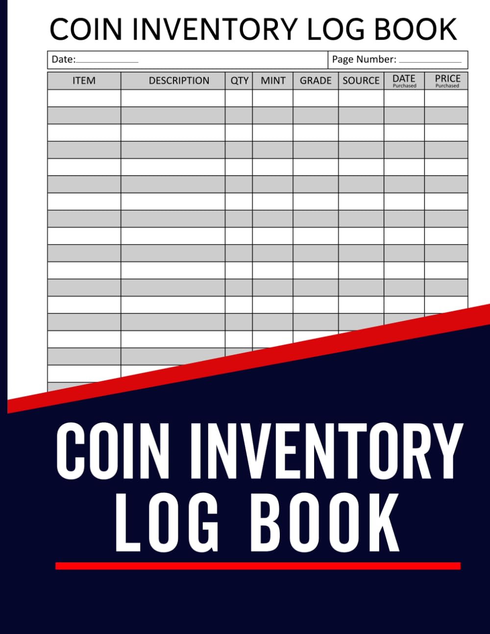 capítulo por capítulo baixar Coin Inventory Log Book: Organize Your Collection Detailed Records for Collectors and Investors